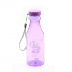 500 ml Bpa tasuta kaasaskantav veepudel, lekkekindel plastikust veekeetja reisimiseks lilla