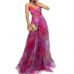 Naiste spagetirihmadega maksikleit lilleline boheemlaslik s&uuml;gava V-kaelusega &otilde;&otilde;nesv&otilde;rgust volditud kleit suvine rannapidu kiikkleit XL roosa punane v&auml;rv