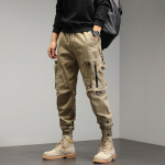 Cargo Pants Meeste Trend Meeste Haruni V&auml;ikeste jalaga p&uuml;ksid Lahtised jalad mitme taskuga p&uuml;ksid 28