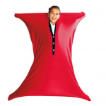 Laste D&uuml;naamiline Liikumine Sensoorne Sokk V&auml;ikelastele Poistele T&uuml;drukutele &Auml;revuse Stressi Leevendav Kehasokk Laste Kogu Keha M&auml;hkimissokk Rahustav Teraapiatekk S punane