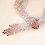 Pikkade varrukatega kinnas UV-vastane j&auml;&auml; siidist varrukad p&auml;ikesekaitse varrukad p&auml;ikesekaitse kate pits k&auml;te soojendajad A