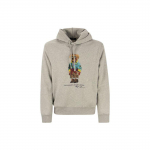 Polo Ralph Lauren Loomanmustriga Kapuutsiga Pikkade Varrukate Dressipluus Meeste dressipluus Hall 710853309-021 XL