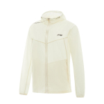 Li Ning Lauatennise Seeria UV-kindel Vett h&uuml;lgav Kapuutsiga Jakk Unisex Jakk Helebeež AFDV263-2 L