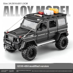1/24 M&otilde;&otilde;tkava Benz G550 4X4 Modifitseeritud Seiklusversioon Maastikus&otilde;iduk Sulamist Valatud Mudel Kollektsioon Kaunistav Kingitus Poistele must