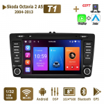 8-tolline Android autoraadio Skoda Octavia 2 A5 2004-2013 jaoks Auto multimeedia stereo navigatsioon 1+32GB 1+32GB