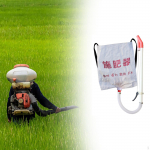 Back Carrying Woven Bag Manual Spreader 10 kg Capacity Ergonomic Design Single PVC Handle