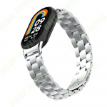 Rihm Mi Band 8 k&auml;ev&otilde;ru metallist randmepaela jaoks Xiaomi Mi Band 8 NFC roostevabast terasest Correa Miband 8 asendustarvikute jaoks For Xiaomi Mi Band 8 h&otilde;be