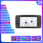 Hizpo 2Din Android 13 Autoraadio Mercedes Benz R-klassi W251 R300 R280 R320 2005-2017 jaoks Multimeedia Video M&auml;ngija Navigatsioon Intelligentne RDS GPS Carplay S4 8Core 4G 32G AI