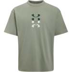 Under Armour UA Graafilise Logoga Spordiklassikaline &Uuml;mmarguse Kaelusega L&uuml;hikeste Varrukatega T-s&auml;rk Meeste T-s&auml;rgid Džungliroheline 6007603-504 XL