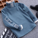 S&uuml;gistalvine mood Korea lapsed poistele, soojad kilpkonnaga kampsunid poiste kirjaga pullover kampsunid High Street pehmed teismeliste poiste v&auml;lisr&otilde;ivad 110cm