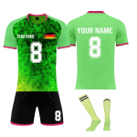 Isikup&auml;rastatud s&auml;rkide komplekt Meeste t&uuml;drukute nimenumbriga Kohandatud jalgpalli kampsunid poistele Treeningkost&uuml;&uuml;m L