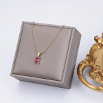 Vintage roosteterasest tsirkoon kaelakee lame madu luust kett tera ketas kandiline smaragd ripats kaelakee naiste dropshipping