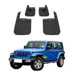 4 tk Autode porilauad Porikaitsekomplekt Porilauad Autode Porilauad &Uuml;hilduvad Jeep Wrangler Sahara JL 2019 2020 2021 2022-ga JP-05 must