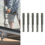 5 Socket Adapter Set, Drill Adapters, 1/4" Hex Shank for Power Tools 2.5mm