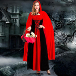 Halloweeni riided cos vanaema hunt vampiir punam&uuml;tsike kost&uuml;&uuml;m, lossi kuninganna keep kost&uuml;&uuml;m S punane