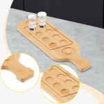 for Tasting Serving Tray,Portable Gifts Display Rack Paddle, Holder Events Home BBQ