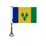 Drapeau &ndash; Saint-Vincent-et-les-Grenadines &ndash; 5 t&uuml;kki &ndash; 14 x 21 cm &ndash; pol&uuml;ester &ndash; v&auml;limine