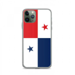 Coque iPhone &ndash; Drapeau Panama &ndash; iPhone 11 Pro &ndash; Supp &ndash; Mitmev&auml;rviline &ndash; Vertikaalne