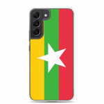 Coque T&eacute;l&eacute;phone Drapeau Birmanie &ndash; Samsung Galaxy S22 Ultra