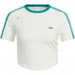Adidas Originals Logoriba Uus Hiina stiil L&uuml;hike Volditud Spordis&auml;rk L&uuml;hikeste Varrukatega Naistele Topid KC5852 XS