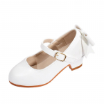 T&uuml;drukute Nahast Printsessi Kingad 2025 Laste Kingad &Uuml;mar Nina Pehme Tald T&uuml;drukute K&otilde;rge Kontsaga Printsessi Kristall Peo Tantsukingad 26(Insole16.8cm)