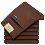 Moodsad vaba l&otilde;ikega sirge s&auml;&auml;rega &auml;ri-vabaaja venivad teksap&uuml;ksid meestele, br&auml;ndip&uuml;ksid, pluss suurus, meeste riided, slim-fit teksad 28-44 32 kohv