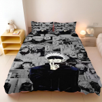 Jujutsu Kaisen Voodipesukomplekt Jaapani Kuulus Anime Tekikottide Komplektid Tekk Voodipesu &Uuml;heinimese Kahekohaline Kuningas &Uuml;ksik Suurus Dropshipping 220x240cm