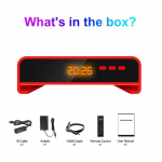 FTA Digitaalne Koqit V5H Mini Satelliittelevisiooni Vastuv&otilde;tja Smart Meecast DVB-S2 H.265 Hevc Satelliitvastuv&otilde;tja USB PVR Full HD 1080P V5 Mini Only