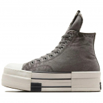 Converse Rick Owens X Drkshdw Dbl Drkstar Chuck 70 High 'Washed Canvas Pack Concrete' Unisex 44.5