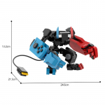 Buildmoc Idee M&auml;ngukonsool Muundatavad Mecha Robotid MOC Komplekt Ehitusklotsid Komplektid M&auml;nguasjad Lastele Laste Kingitused M&auml;nguasi 418 tk Klotse