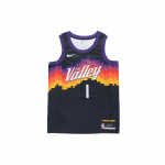Nike NBA Retro Juhuslik S&auml;rk - Booker Nr. 1 Fan Edition Meeste Topid Must CN1773-013 XL