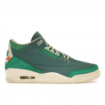Air Jordan 3 Retro SP Bicoastal Naiste Tossud Roheline Must Malahiit FZ7974-300 37.5
