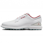 Air Jordan ADG 5 Wide Valge Tulepunane Meeste Tossud Metallik-H&otilde;bedane Sinaka Tooniga FQ7874-101 44.5