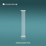 Turvaline kassikindel siseruumide lemmikloomat&otilde;ke: Kr&uuml;pteeritud, K&otilde;rgendatud Aed&mdash;Punch-Free Disain Kassidele ja Koertele, Ideaalne R&otilde;dudele ja Vaheseintele. Height 105cm, Gap 3.5cm, Automatic