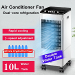 10L 220V paak Kodu vesi mobiilne kaasaskantav kliimaseade konditsioneer ventilaator &otilde;huniisutaja jahuti jahutustaimer +6 j&auml;&auml;kristall