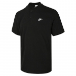 Nike Club Futura Mugav &uuml;mmarguse kaelusega l&uuml;hikeste varrukatega T-s&auml;rk Meeste Topid Must HQ5975010 S