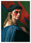 Plakat david bowie stary portret pop art 21x29,7 cm A4