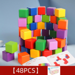 Vikerkaarekuubikud Montessori matemaatikam&auml;ngud Geomeetrilised plokid V&auml;rvi kuju Sortimine Virnastamine Tegevus M&otilde;tlemine &Otilde;ppimine M&auml;nguasjad &Otilde;ppevahendid