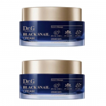Dr.G Black Snail Cream Duo komplekt 50 ml &times; 2 | Vananemisvastane ja kirkastav niisutaja