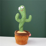 Jouet en peluche - Cactus dansant - Multicolore - Coton PP - Danse et chante puhas