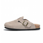 Ametlikud naiste retro Birkenstock paksude tallaga korgist kinnise nina sussid - Mitmek&uuml;lgne trendikas disain k&otilde;ikideks puhkudeks 43