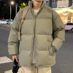 Meeste pargid Soe Basic Style vabaaja jakid Paks talvemantel Puffer jope &Uuml;hev&auml;rviline &uuml;ler&otilde;ivad Meeste riided M