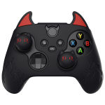 PlayVital Armsad kuradistiilis silikoonist pulgakatted Xbox Series X, Xbox Series S ja Xbox Core jaoks (Must)