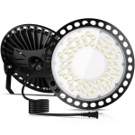 TANKAO LED prožektor, k&otilde;rge lae valgusti, 150W, veekindel, 100V, k&otilde;rge heledus, 26000lm, 6500K p&auml;evavalgus, UFO t&uuml;&uuml;p, IP66, 85-220V, garaaživalgusti,