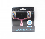 Gomexus MYD82T22PKXP k&auml;epide, topelt alumiinium roosa 82 mm Daiwa (7665)
