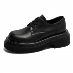 Meeste T&ouml;&ouml; Nahkkingad Paeladega Kingad Hingavad Retro Must Vabaajajalatsid Meestele V&auml;listingimustes Platvorm Zapatillas Hombre 38