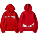 Hit Me Hard and Soft 2025 Tuuri Toodang T&otilde;mblukuga Hupparid Mehed Naised Pullover Mood Hip Hop T&otilde;mblukuga Huppar Jakk F&auml;nnide Kingitus S