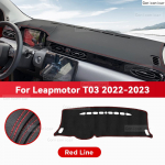 LEAPMOTOR T03 2022 2023 Autode Armatuurlaudi Kate Matt P&auml;ikesekaitse Matt Valguse V&auml;ltimise Matt Instrumentide Vaip Kaitseks Tarvikud Artificial Leather&Left Rudder