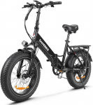 V&eacute;lo &Eacute;lectrique - SAMEBIKE - LOTDM200-II-FT-BK - 48V 13Ah - Autonomie 60-120 km - 20 pouces
