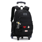 Koolikott Rull &otilde;pilase seljakott 6 ratast (31*19*48CM)ZRY5162 31cm*19cm*48cm must